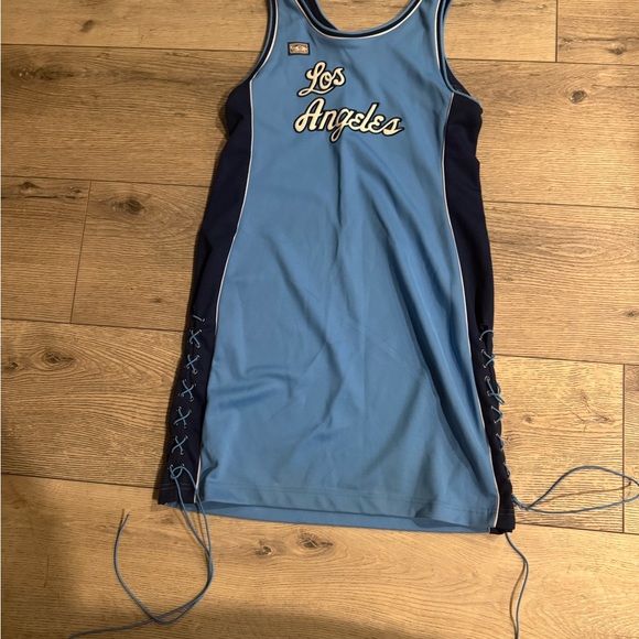 Los Angeles Blue and Navy Los Angles Lakers Dress Size L - Picture 2 of 5